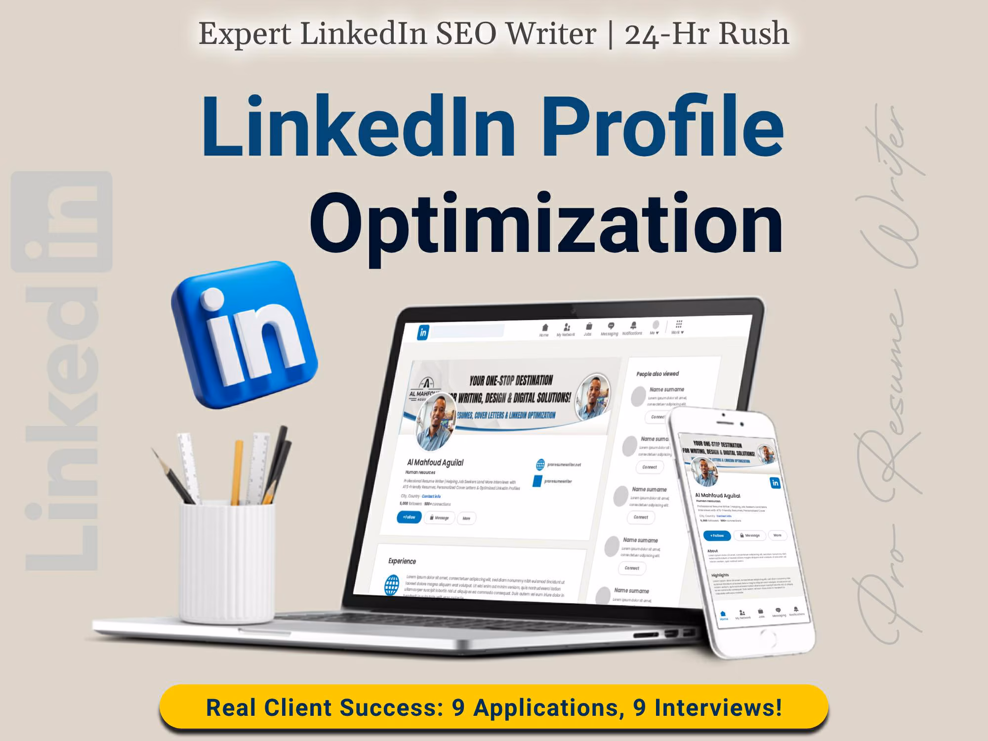 Profile Optimization & Enhancement LinkedIn Profile Building & Writing Services in San Diego ,CA 2026