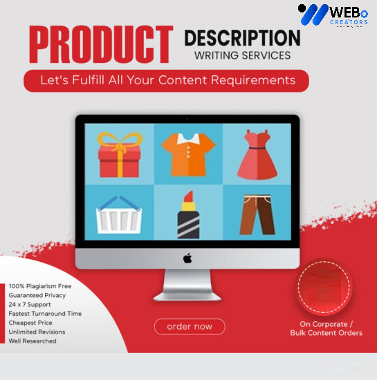 Product Description Writing Services | Best Digital Marketing Agency | Web Design in San Diego ,CA for online stores