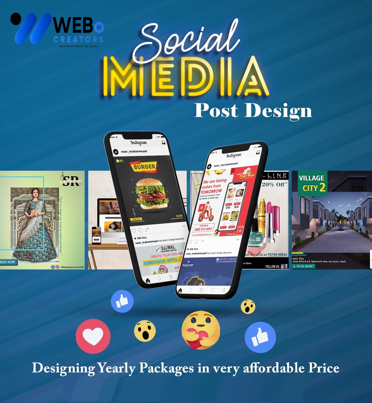Social Media Post Design Services in San Diego ,CA for Businesses and Brands